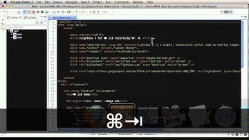 MM 118 - jQuery - Lightbox2 Tutorial
