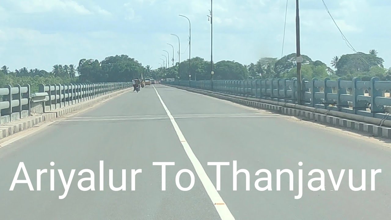 Ariyalur - To - Thanjavur - Morning - Drive - Tamilnadu - India - HD