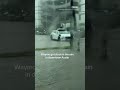 Waymo gets stuck in the rain in Downtown Austin