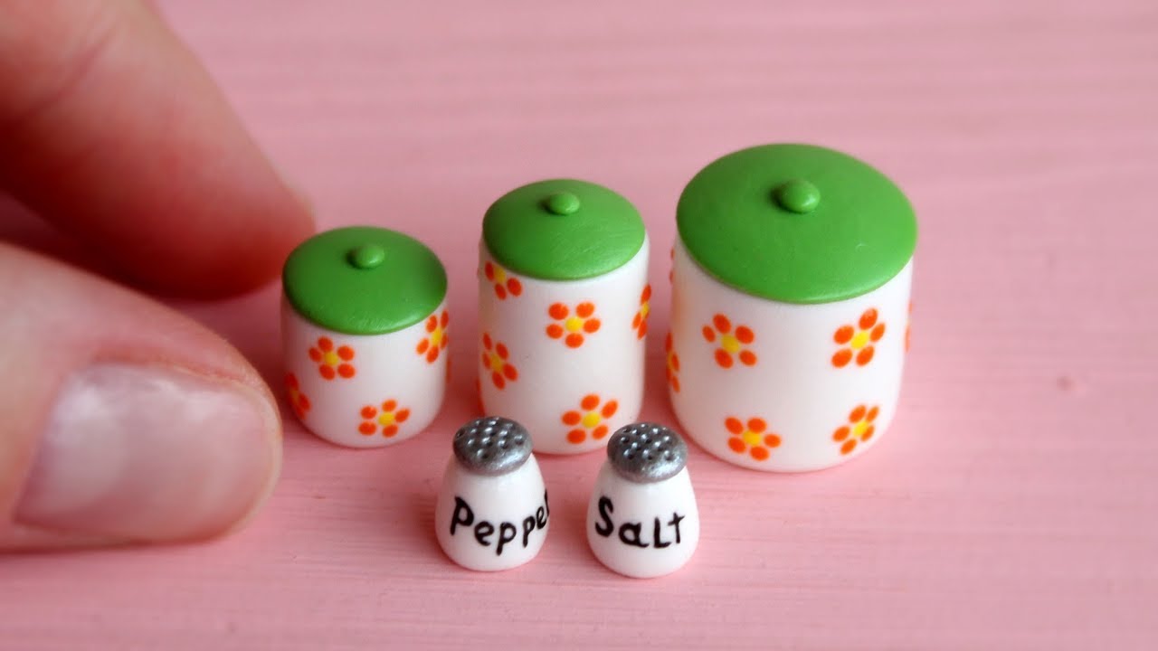 Кухонные принадлежности для куклы Ч.3. Miniature kitchen utensils. Polymer clay. Tutorial. DIY.