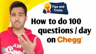 how to solve more questions in Chegg | solve more questions in less time | Chegg | Deepak Sharma