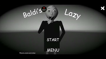 Baldi Lazy Demo NSPC Gameplay (Baldi