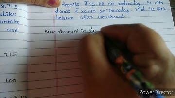 Maths Unit 3 subtraction