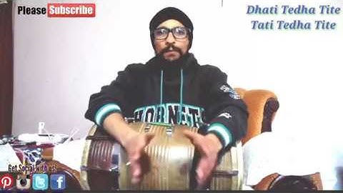 How To Play Dholak Lesson #23(Recreated) |Dadra(Khemta) Three Thapki Patterns|Learn Dholak Online