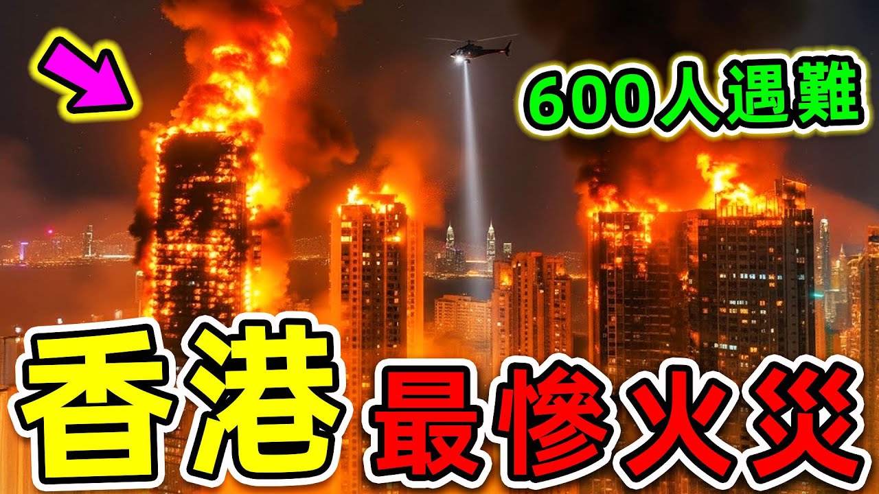 香港史上最可怕的10大火災！“宏福苑大火”排名第幾？128人罹難、467人失蹤，第一名堪稱“人間煉獄”，政府至今不敢公開畫面。|世界之最TOP