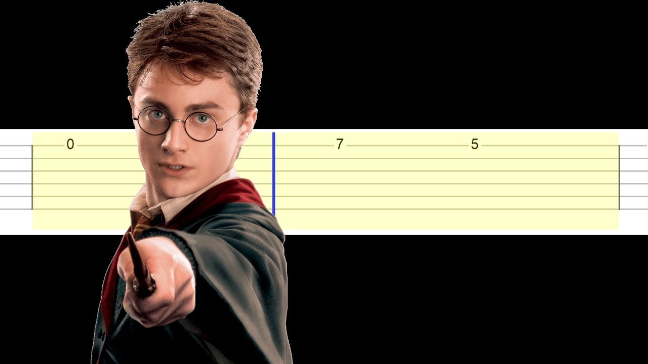 Harry Potter Theme Easy Guitar Tabs Tutorial - 