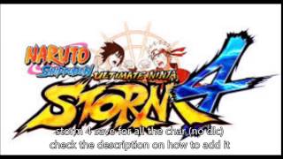 naruto ultimate ninja storm 4 save file