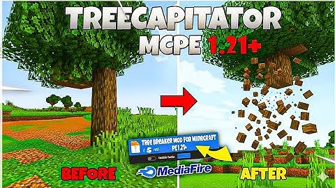Minecraft PE 1.21+ Tree Capitator Mod Download & Review