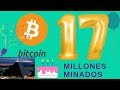 17 millones de Bitcoins minados y contando