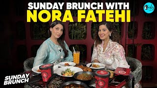 Sunday Brunch In Dubai With Bollywoods Popular Nora Fatehi Ft Kamiya Jani Curly Tales Me