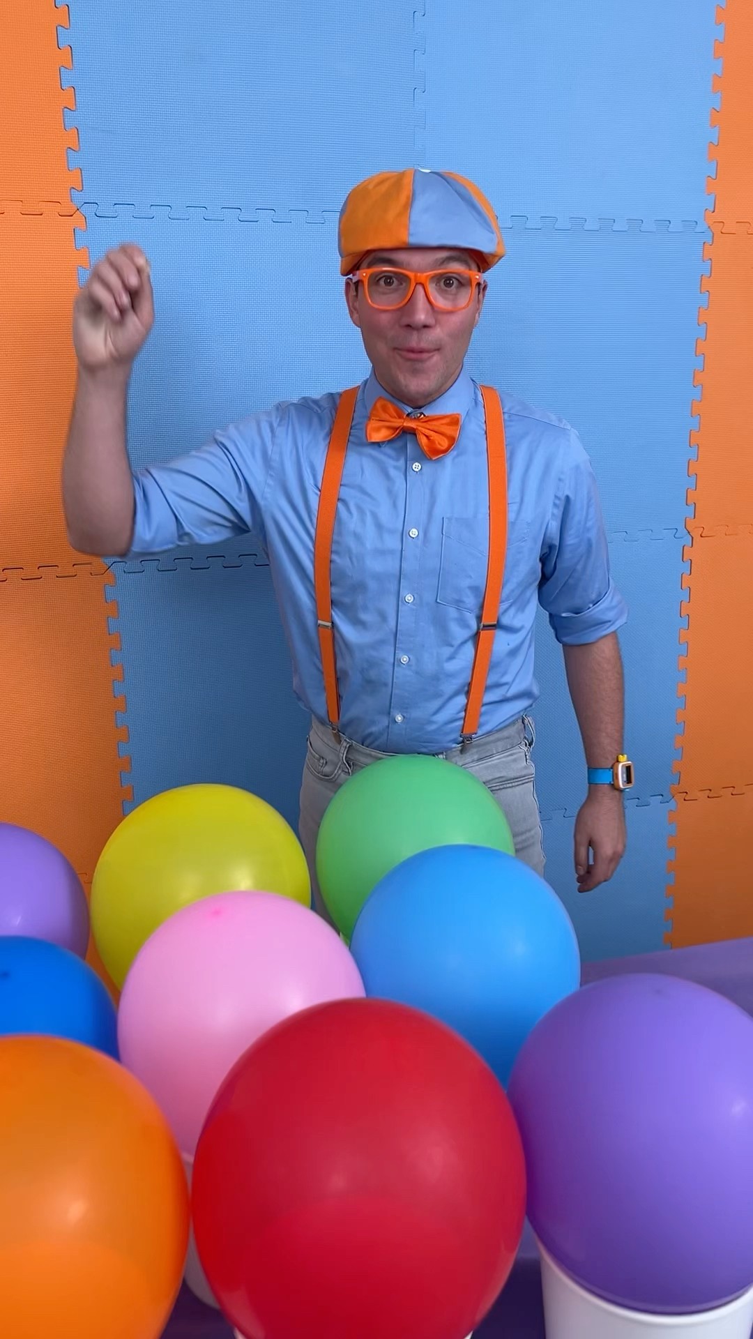Pop the BALLOON! Sink or Float with Blippi's Sea Creature Surprise! #blippi #shorts