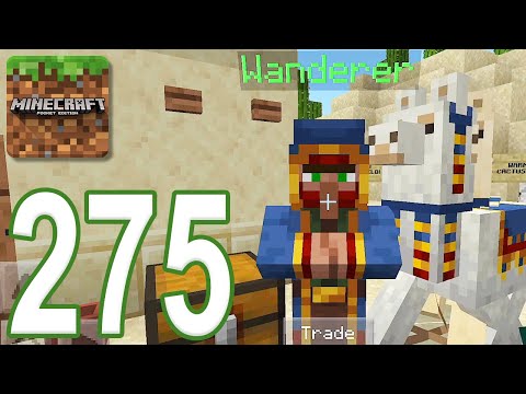 Minecraft: PE - Gameplay Walkthrough Part 275 - The Traveling Trader (iOS, Android)