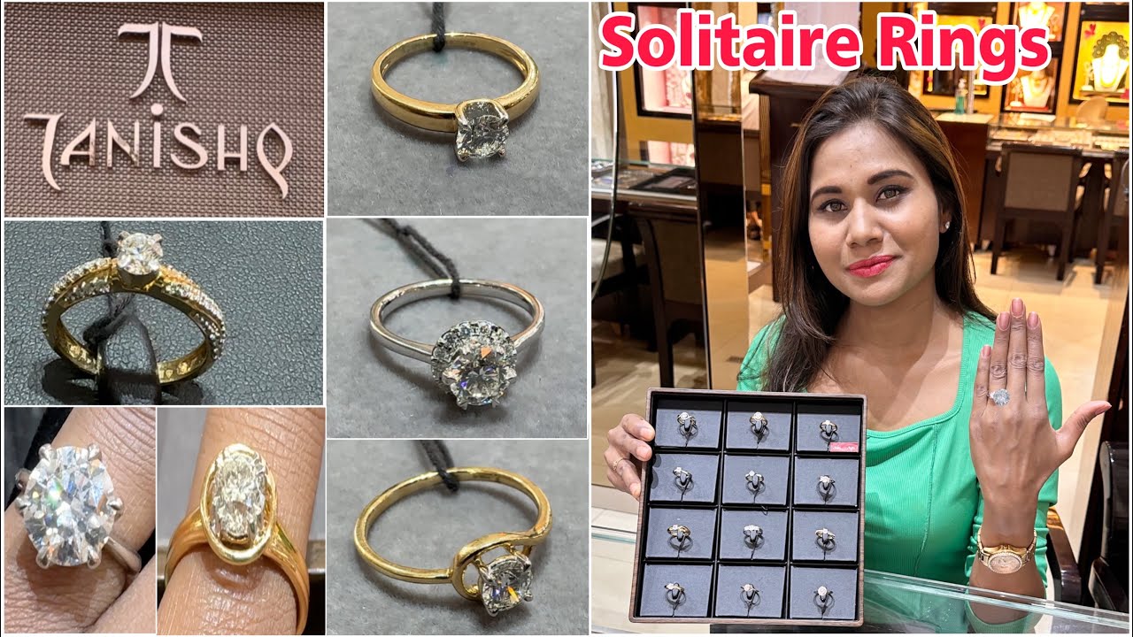 Tanishq Latest 2023 Solitaire Diamond Rings || Designs with Price || Diamond  Fingers Ring - YouTube