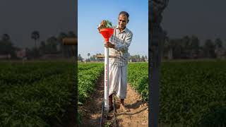 🚜 किसान का देसी जुगाड़ प्लांटिंग टूल – बिना झुके तेज़ खेती! 🌱