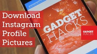 Save Full-Resolution Profile Photos Directly from Instagram [How-To] screenshot 1