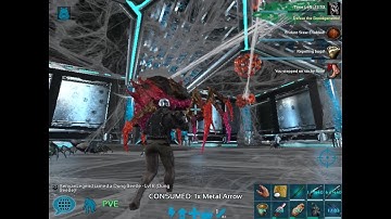 Ark Survival Evolved Mobile -  Public Multiplayer Episode 24 - The Eternal Tomb Dungeon - Part 4