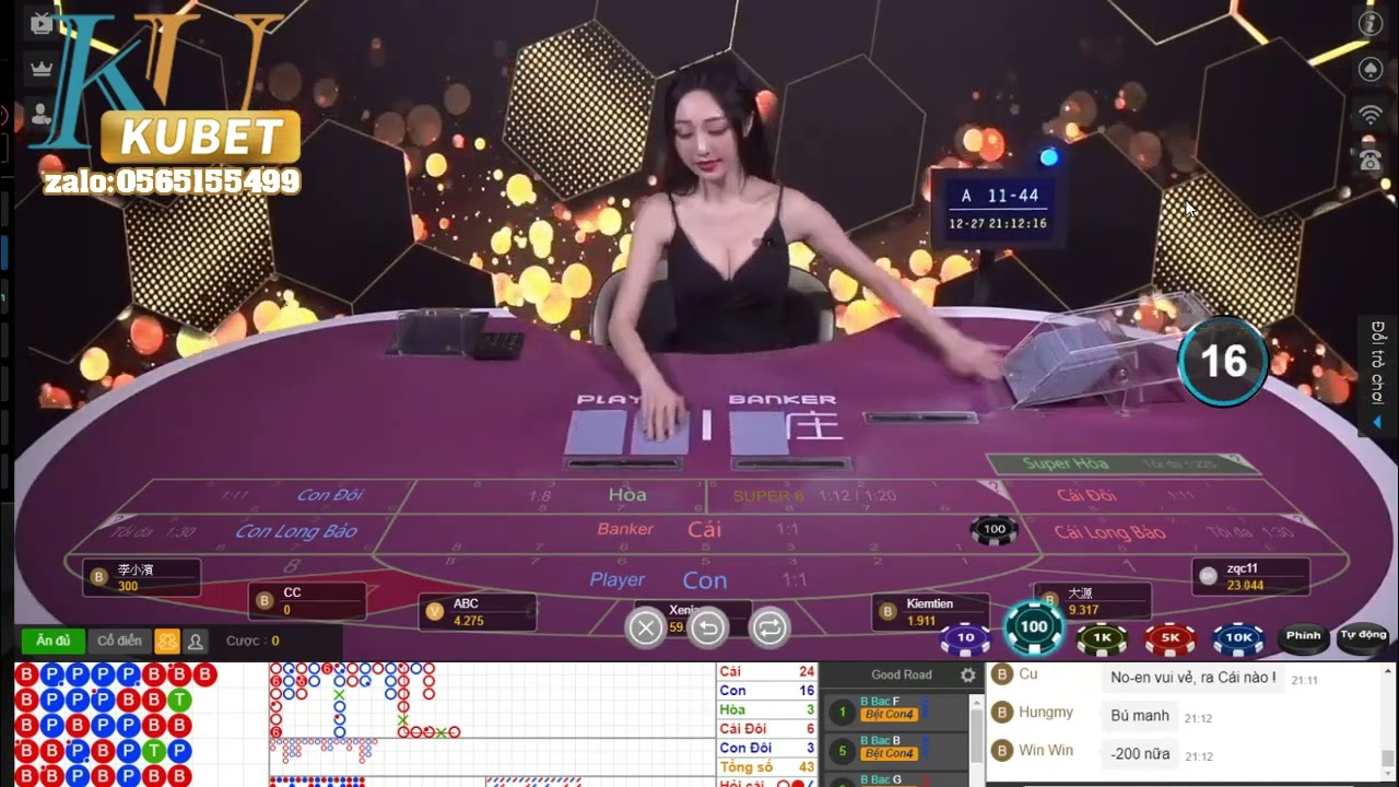 trò chơi khung long Kubet, Ku casino - Chơi baccarat trực tiếp