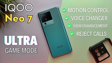 iQOO Neo 7 Ultra Game Mode All Settings || Game Space Settings 🔥🔥 #iqooneo7