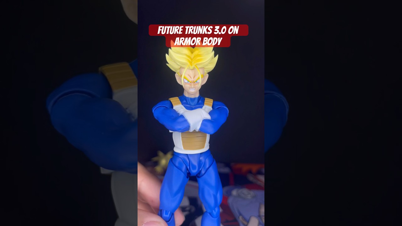 Sh figuarts Future Trunks 3.0 headscuplts on armor body swap and