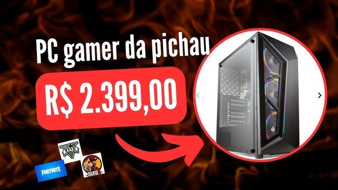 PC Pichau Gamer Udyat II, intel i5-10400F, GeForce GTX 1650 4GB
