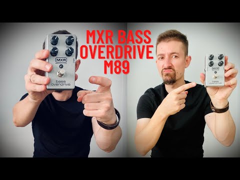 Педаль овердрайв для бас-гітари MXR BASS OVERDRIVE, видео 1