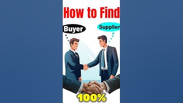 How to find buyers for export from india | buyer in export #export #import #shorts #ytshorts