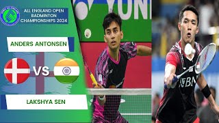 All England Open 2024 Semi-Finals || Lakshya Sen (IND) vs Jonatan Christie (DEN) - Badminton News