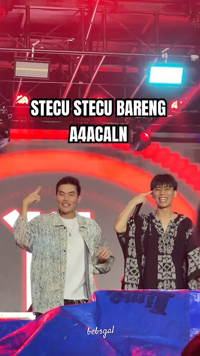 Asik banget stecu bareng bukan wg x a4aclan di allobank festival jakarta #mraloy #yb #a4aclan