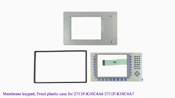 2711P-K10C4A6 2711P-K10C4A7 Front Plastic Case, Membrane Keypad for PanelView Plus 1000