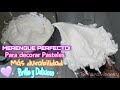 MERENGUE PERFECTO!Para decorar Pasteles, Consistente, Brillante y Con más durabilidad, tips consejos