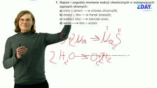 Równania reakcji chemicznych - Chemia, klasa 7. - Cała lekcja w 15 minut