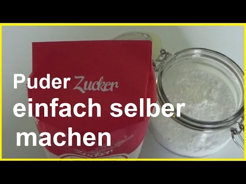 Video: Wie Man Farbigen Puderzucker Herstellt