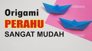 Cara Membuat ORIGAMI PERAHU sangat mudah