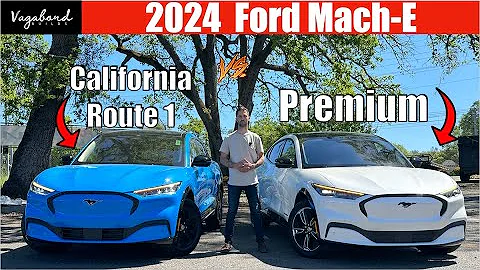 Ford Mustang Mach E trim comparison  Premium vs california Route 1