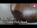 Woodworking Life 100 - How to build a sculpted Maloof style 3 leg stool aka the Guitar Pick stool