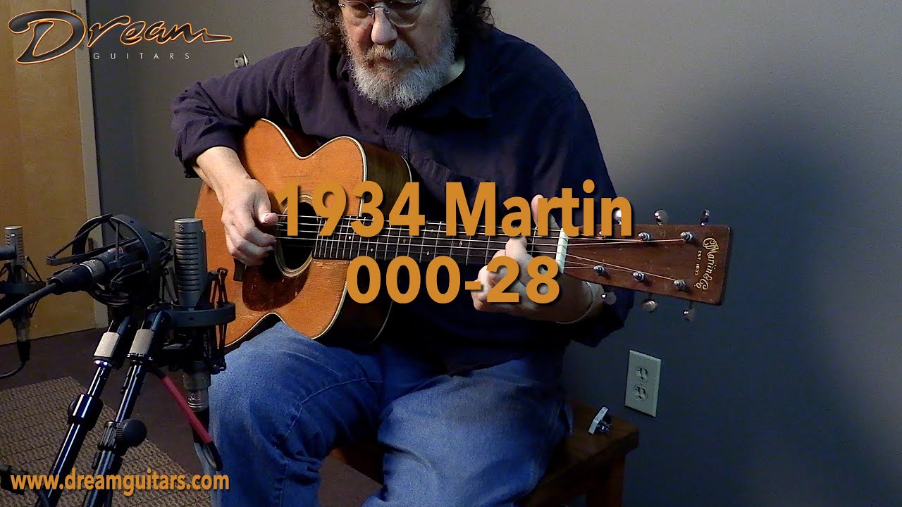 1934 Martin 000-28, Brazilian Rosewood & Adirondack Spruce