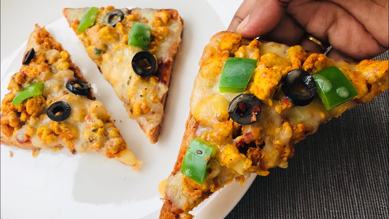 Chicken Bread Pizza Recipe | Quick and Easy Bread Pizza | How to Make
