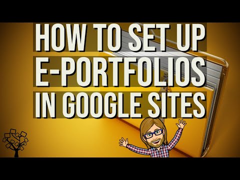 Create Digital Portfolios in Google Sites