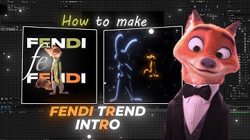 Tutorial on Fendi Intro Style | After Effects tutorial 