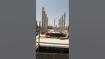 Precast Columns Walls installation - Prainsa - Saudi Arabia - Mr Civil Engineer