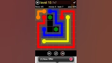 flow walkthrough level 15 7x7 regular pack