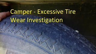RV Camper Excessive Tire Wear