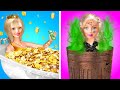 💰RICH VS PAUVRE DOLL'S MAKEOVER 💝 Dolls Come to Life 😍Cheap vs Expensive Gadgets by 123 GO ! TRENDS
