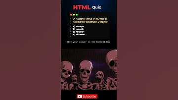 HTML Quiz But Skeletons Judge You 💀😂 #techhumor