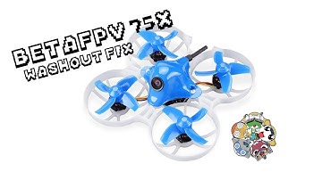 BETAFPV 75x : default vs washout fixed!