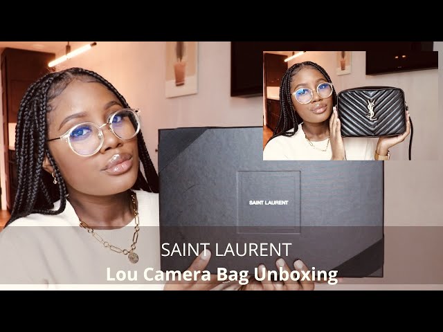 NEW! EVERYDAY LUXURY 2022  YSL Saint Laurent Lou Camera Bag Unboxing &  Review + What FITS in my Bag 