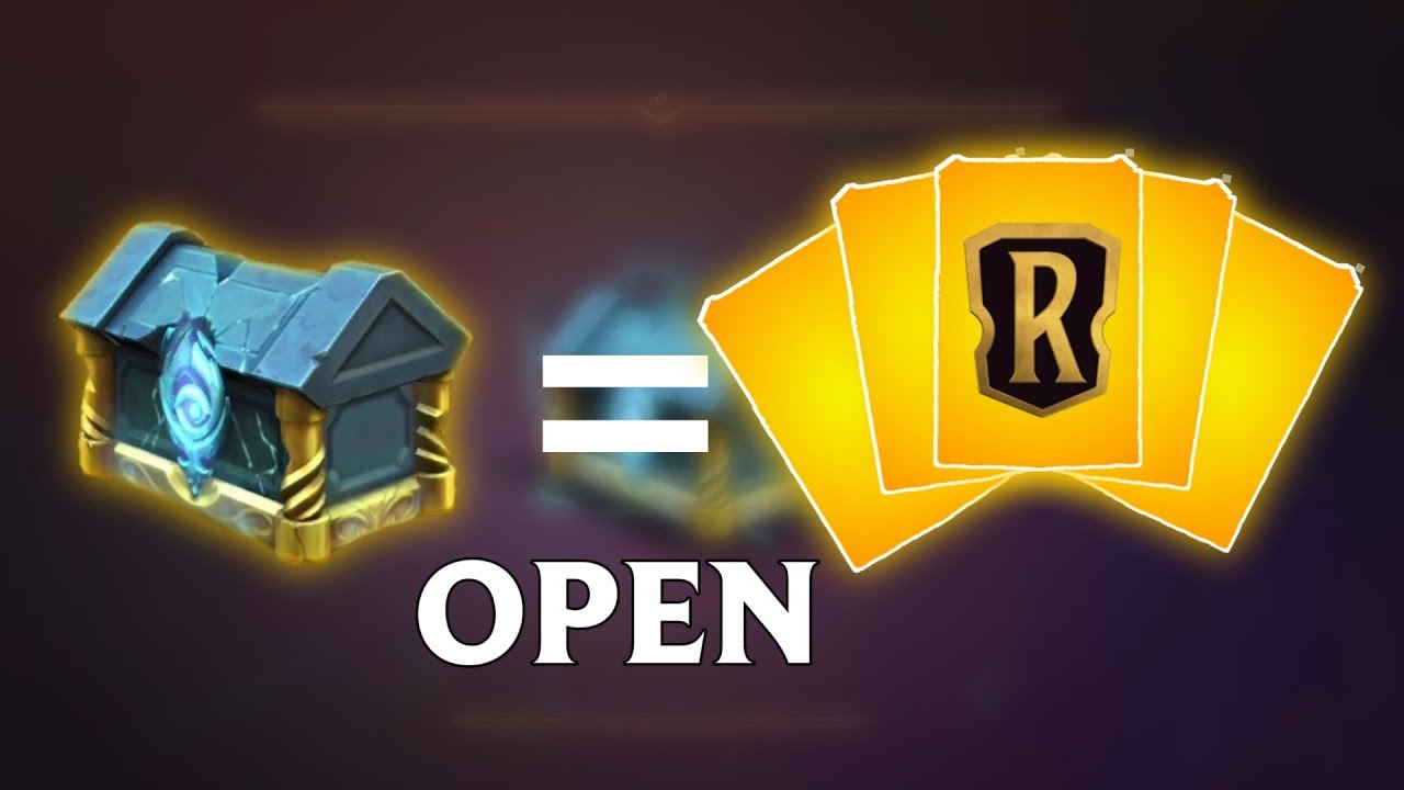 OPEN GOLDEN CHEST LEGENDS OF RUNETERRA - YouTube