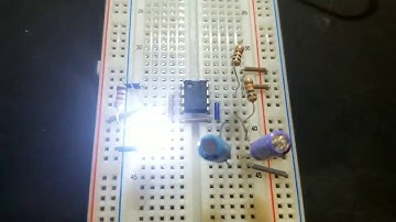 DIY 555 Timer LED Flasher Circuit