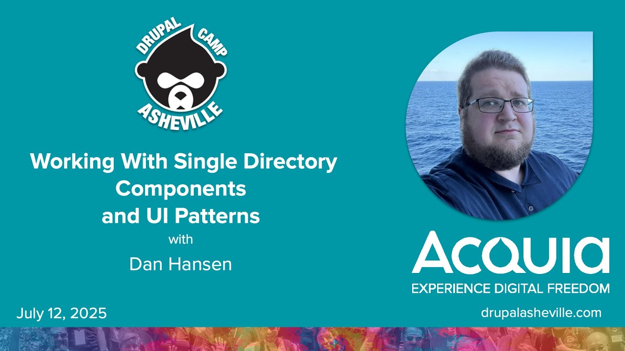 Working With Single Directory Components and UI Patterns