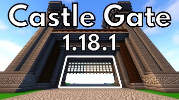 Minecraft Tutorial | Castle Gate 1.18 | 1.19 | EASY